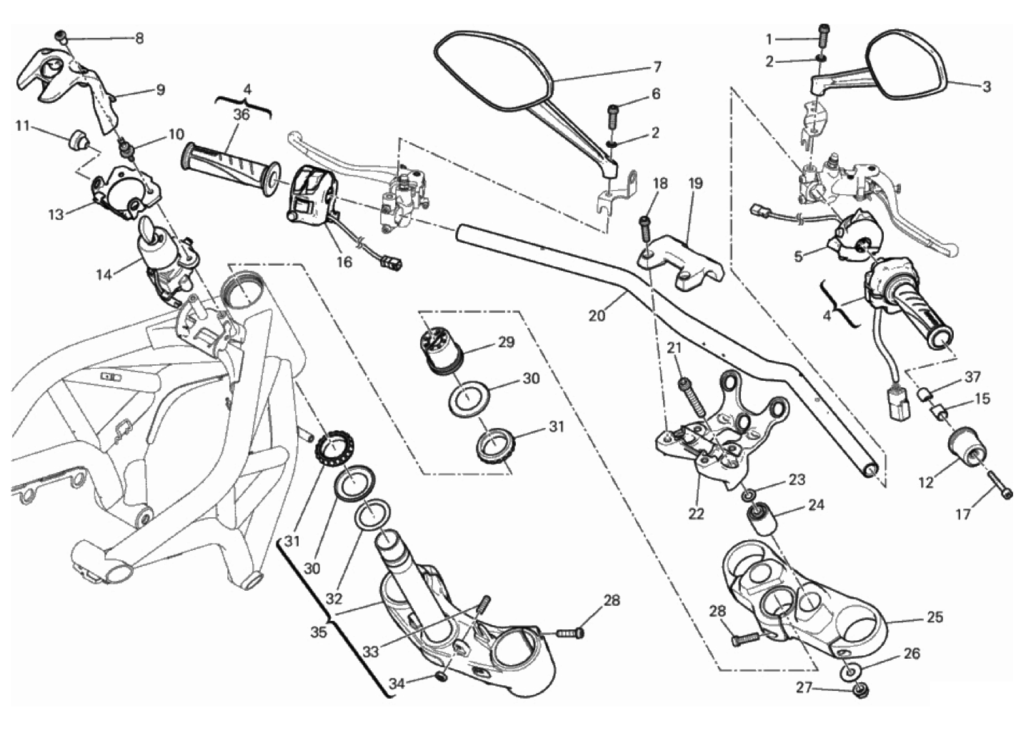 HANDLEBAR AND CONTROLS