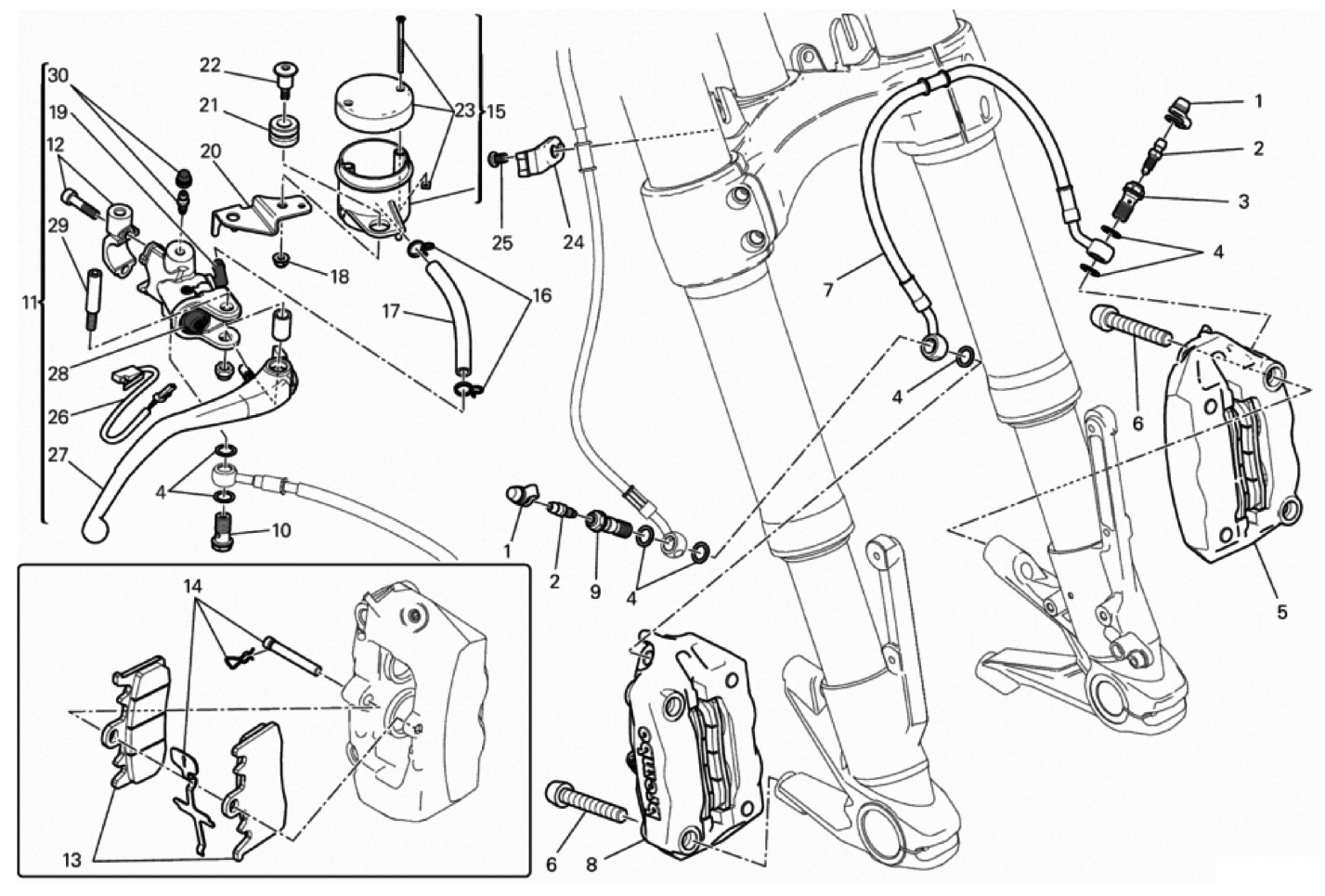 FRONT BRAKE SYSTEM