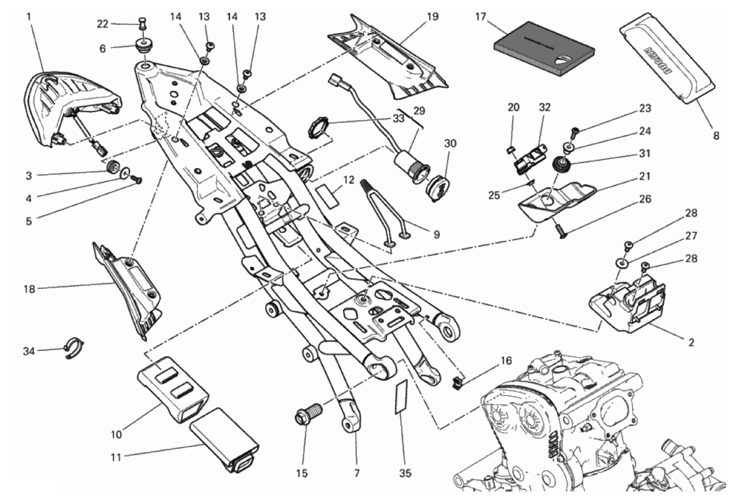 REAR FRAME COMP.