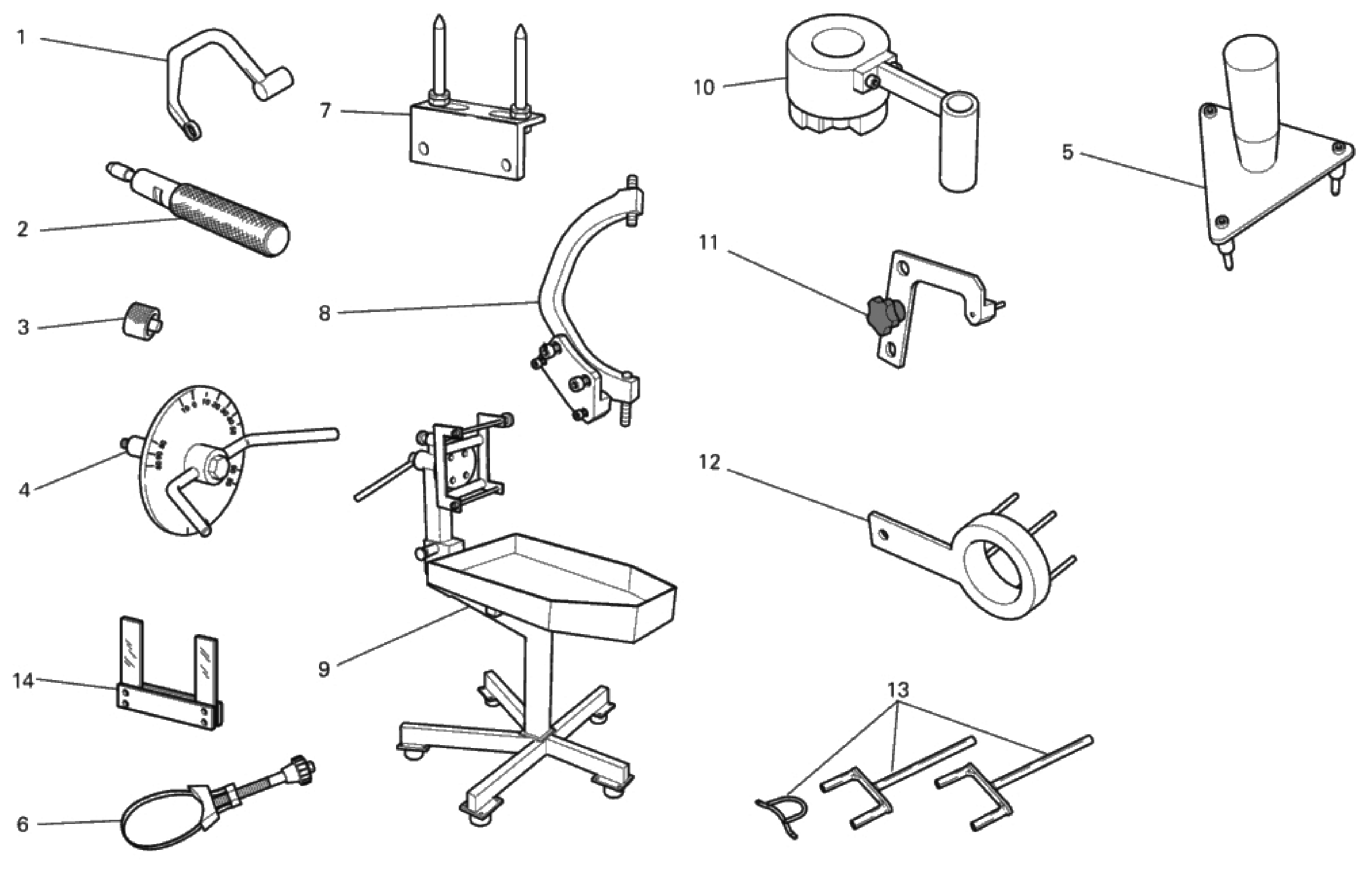 WORKSHOP SERVICE TOOLS, ENGINE