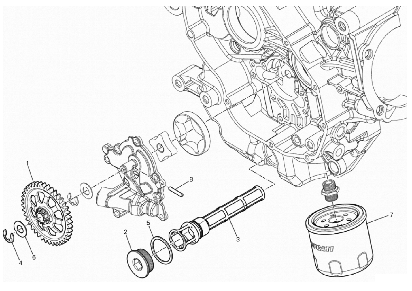 FILTERS AND OIL PUMP 