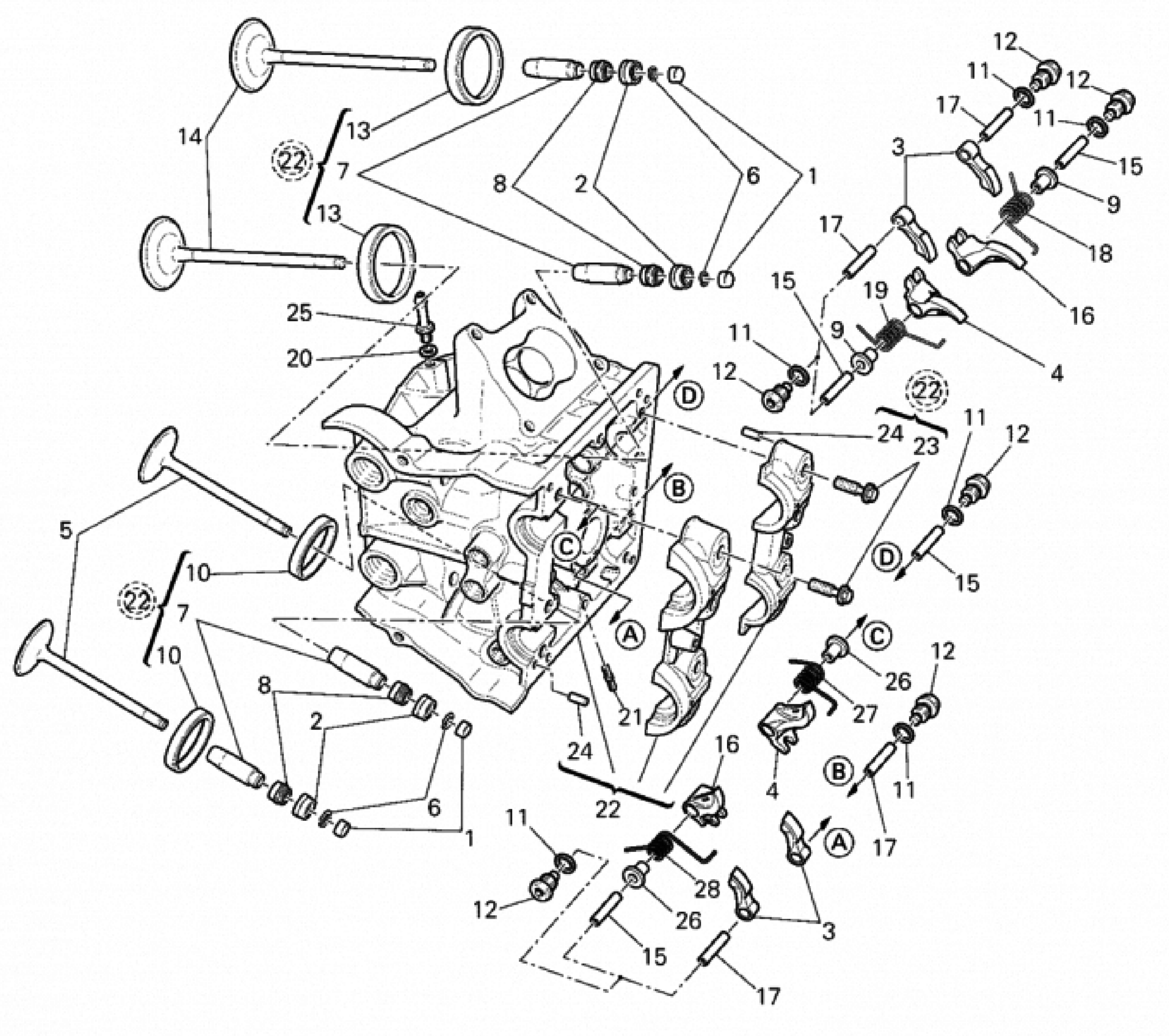 HORIZONTAL CYLINDER HEAD