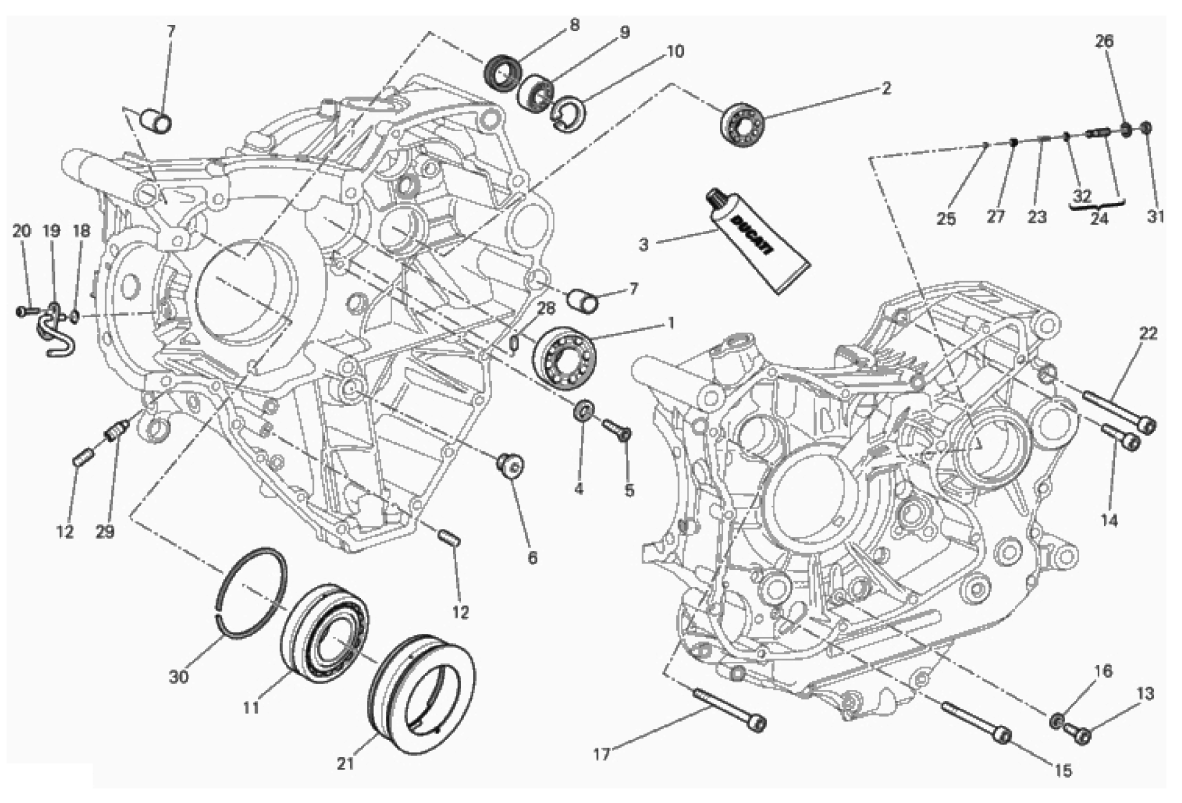 CRANKCASE BEARINGS 