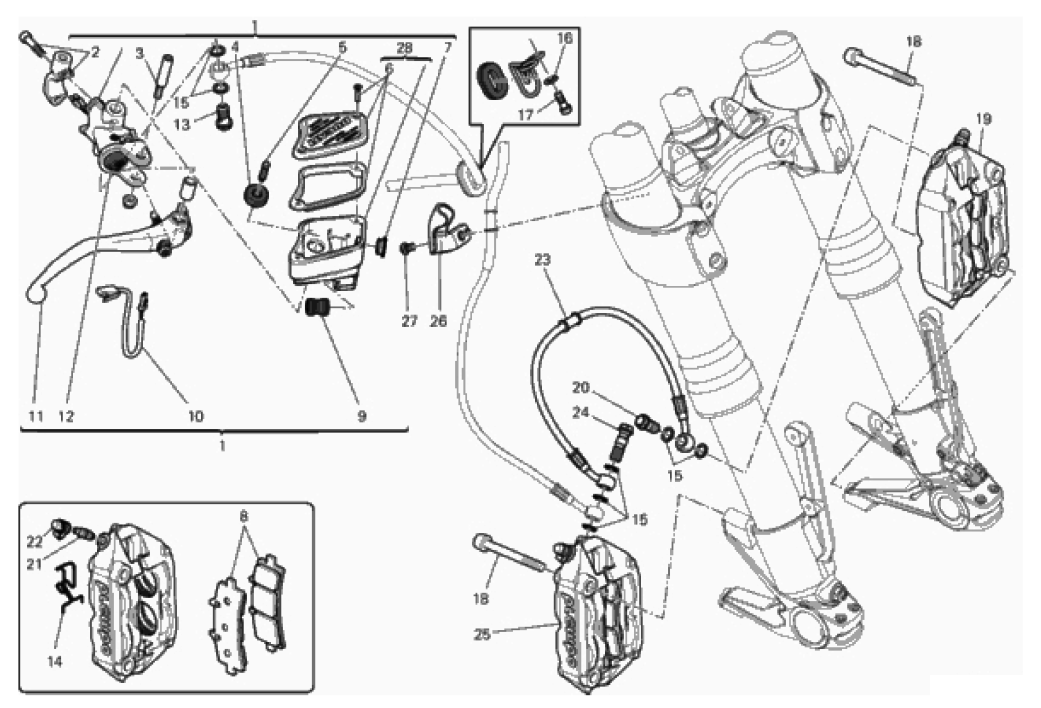 FRONT BRAKE SYSTEM 