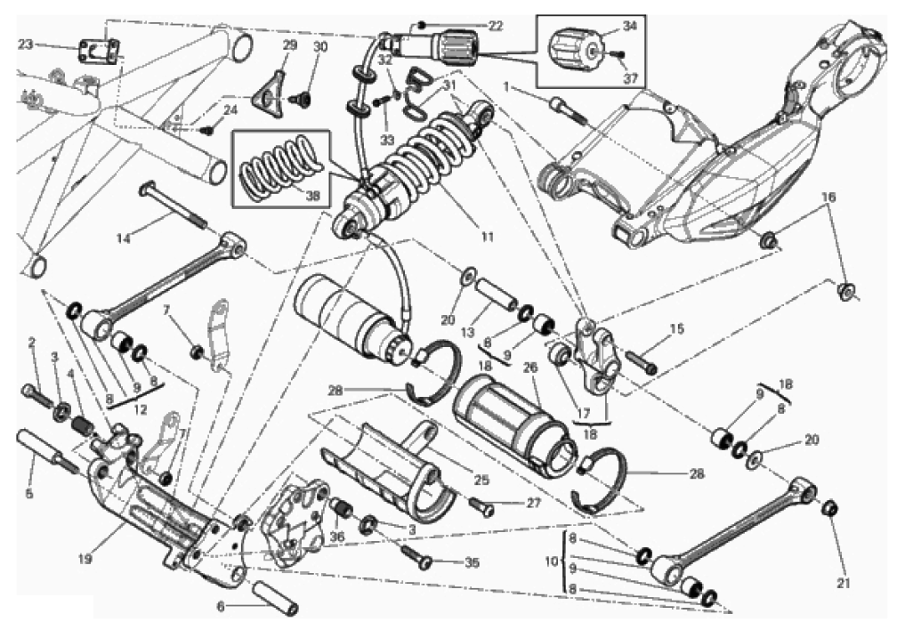 REAR SHOCK ABSORBER 