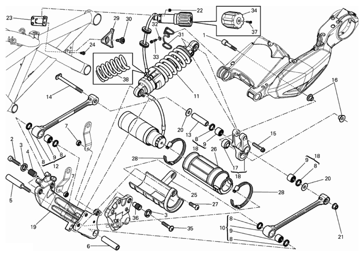 REAR SHOCK ABSORBER 