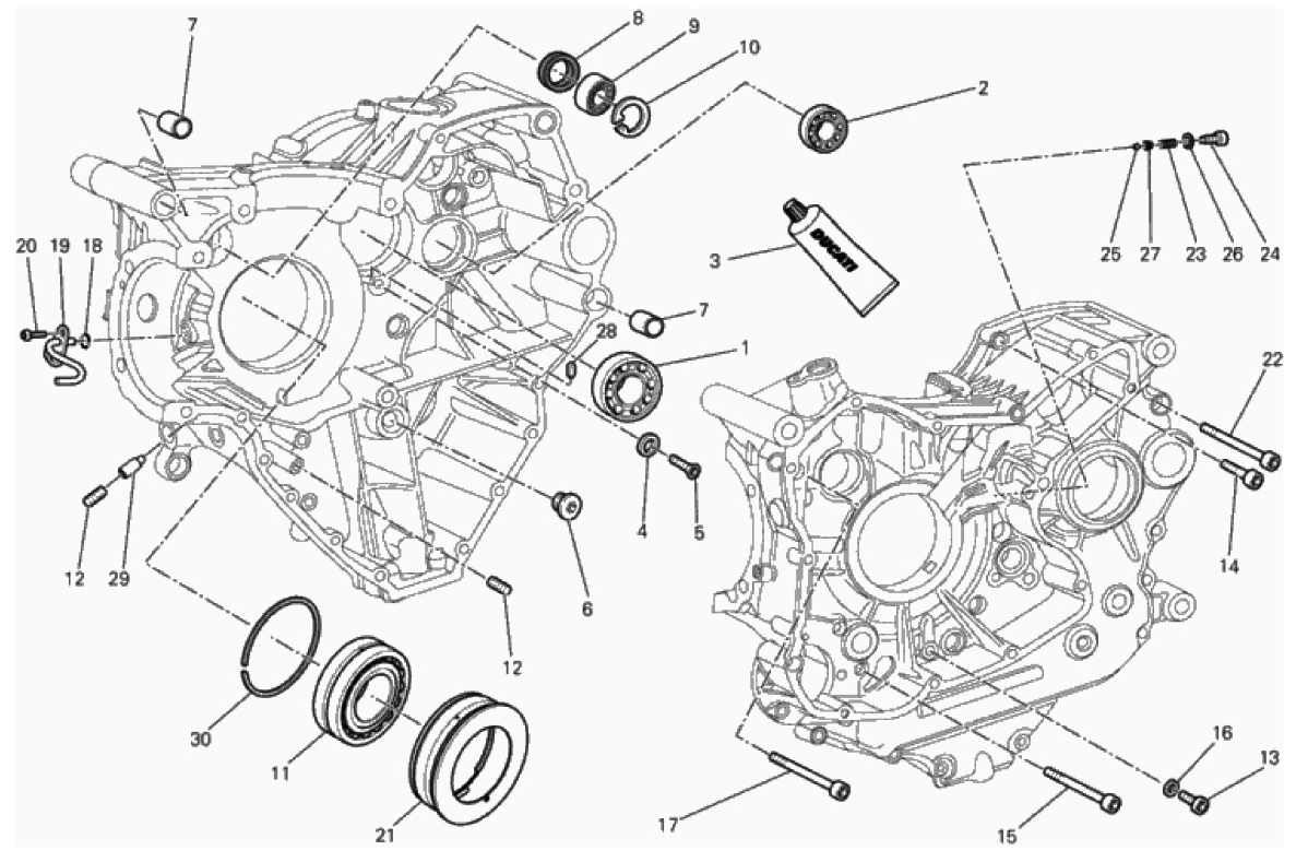 CRANKCASE BEARINGS 