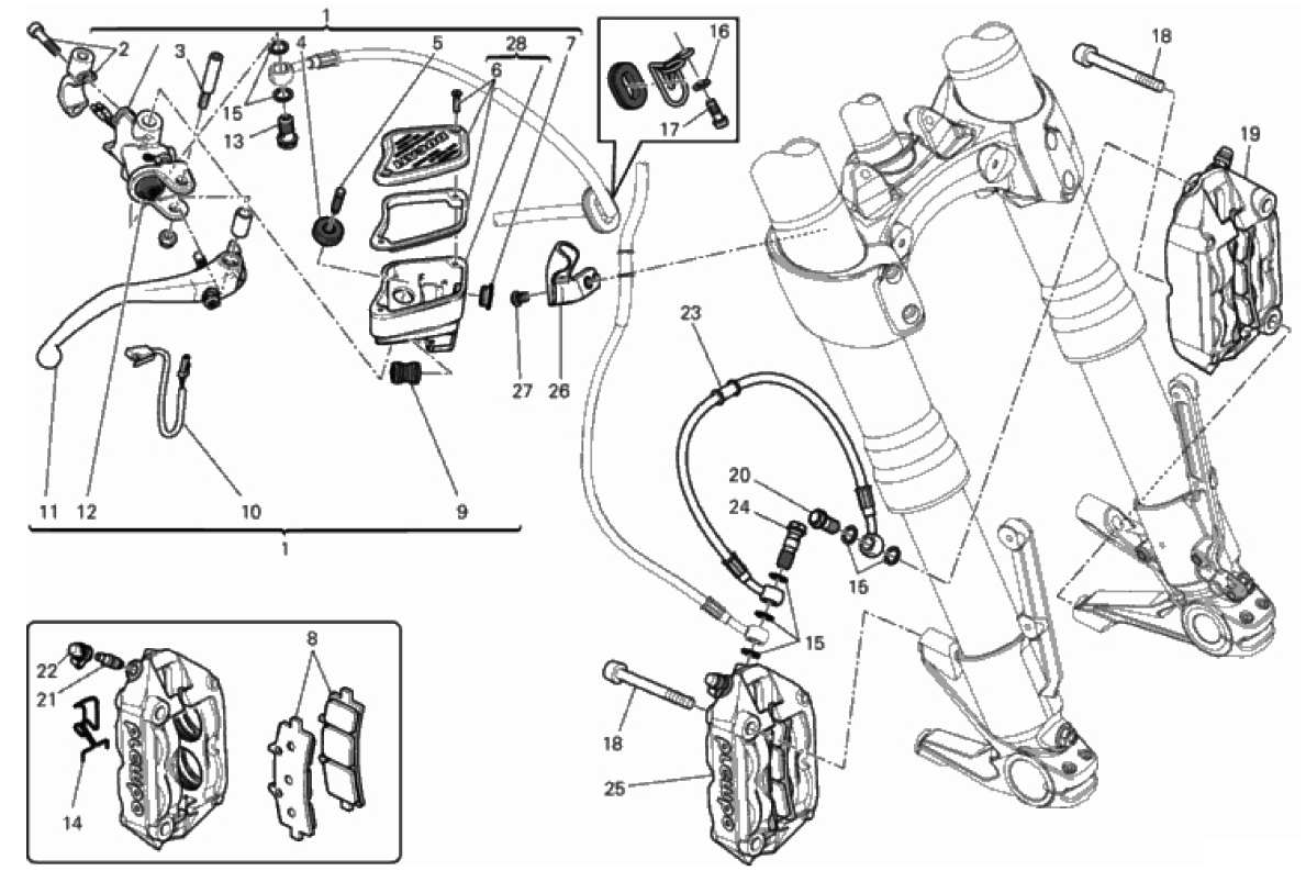 FRONT BRAKE SYSTEM 
