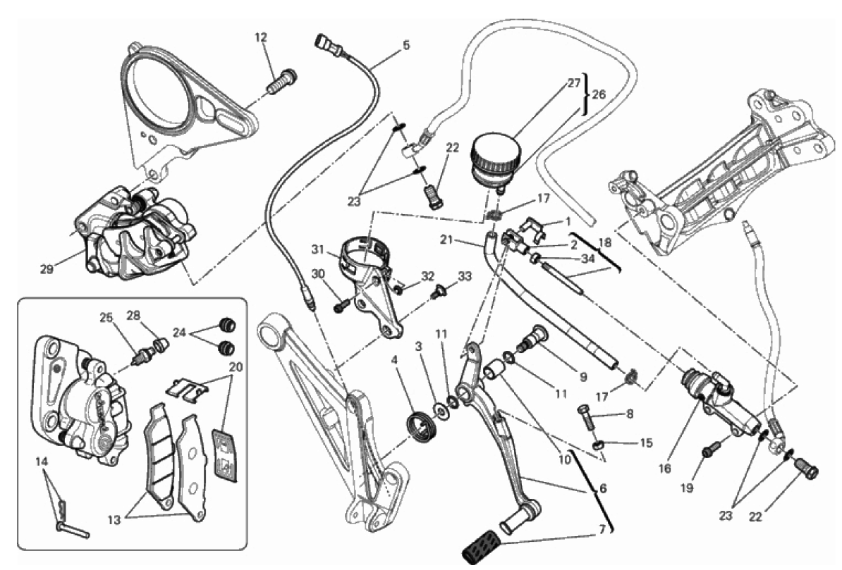 REAR BRAKE SYSTEM 