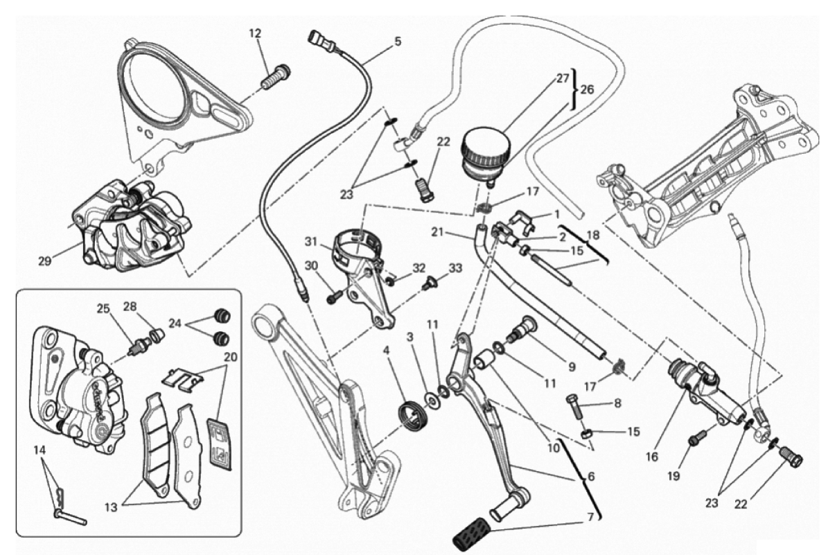 REAR BRAKE SYSTEM 