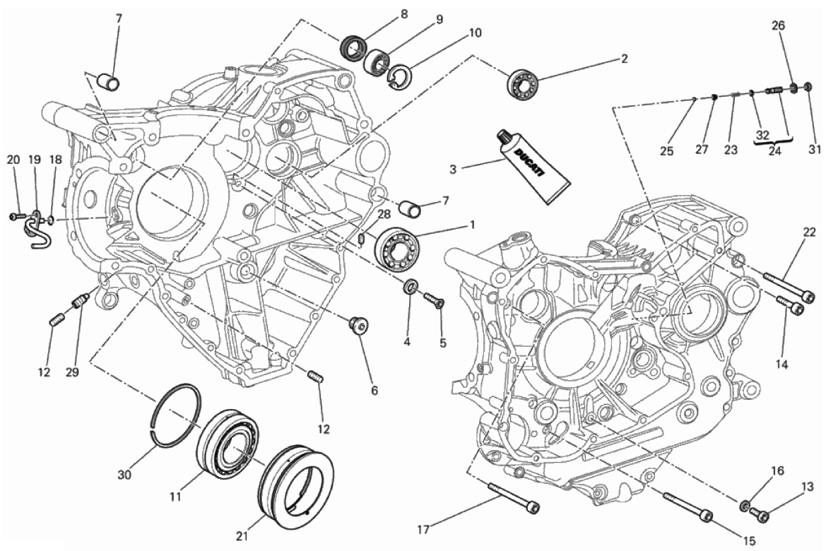 CRANKCASE BEARINGS 