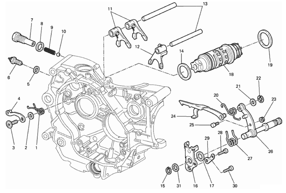 GEAR CHANGE MECHANISM 