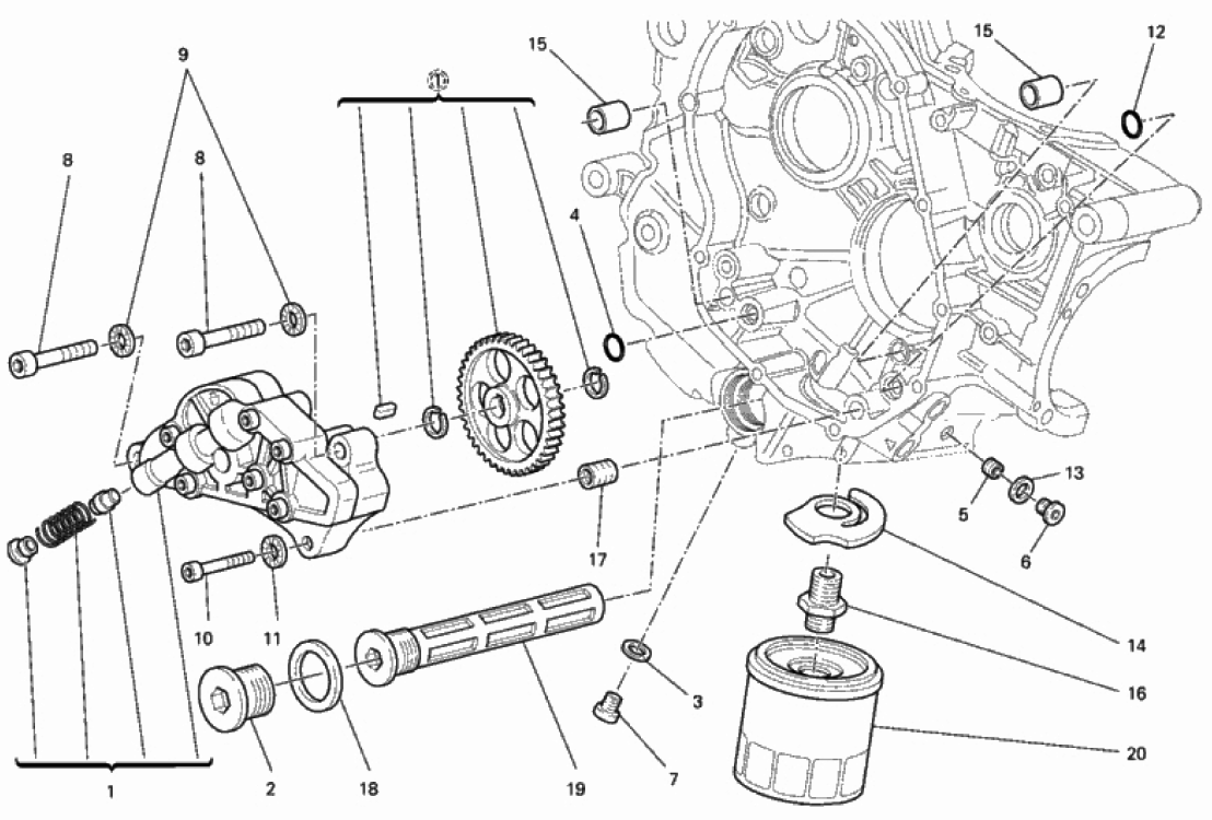 OIL PUMP - FILTER 