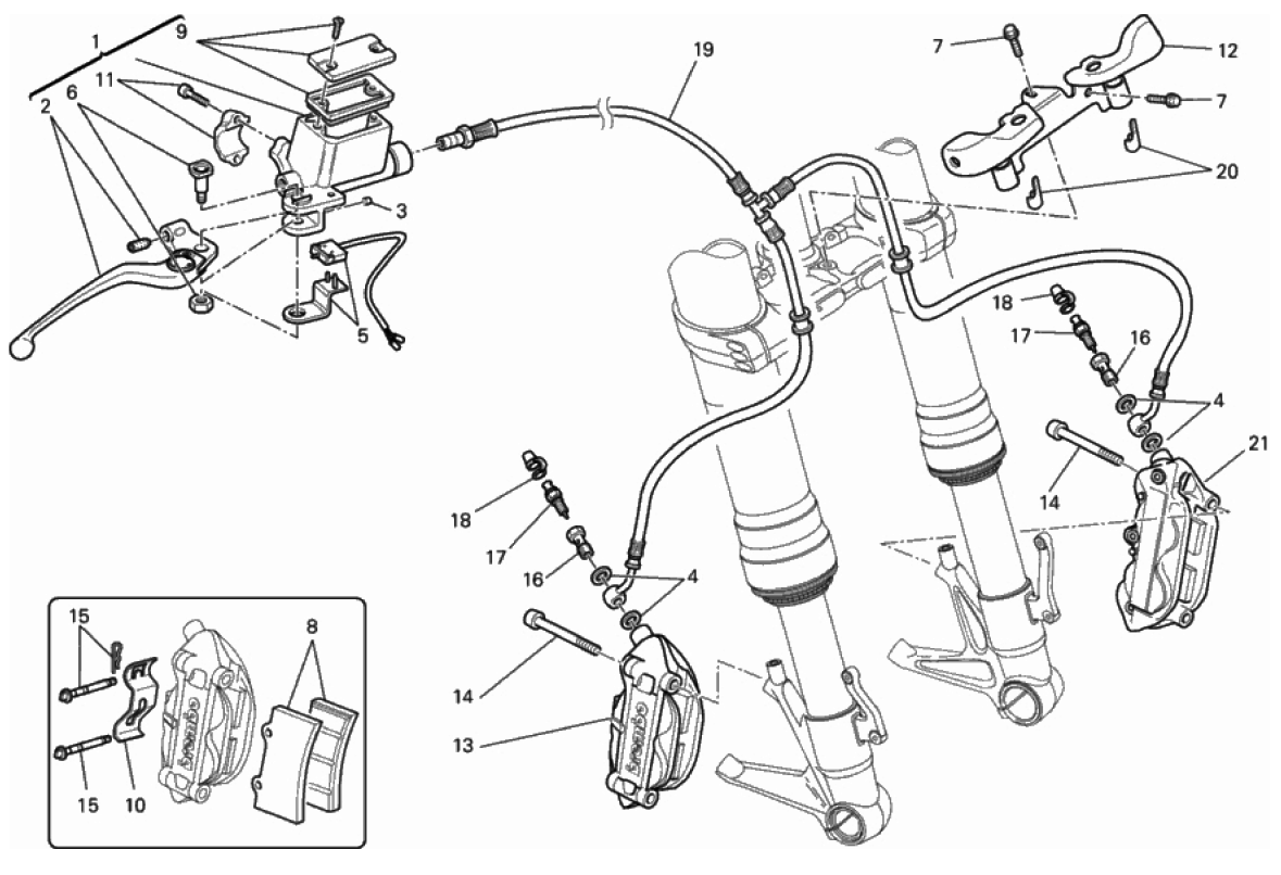 FRONT BRAKE SYSTEM 