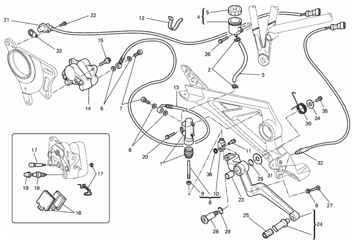 REAR BRAKE SYSTEM 