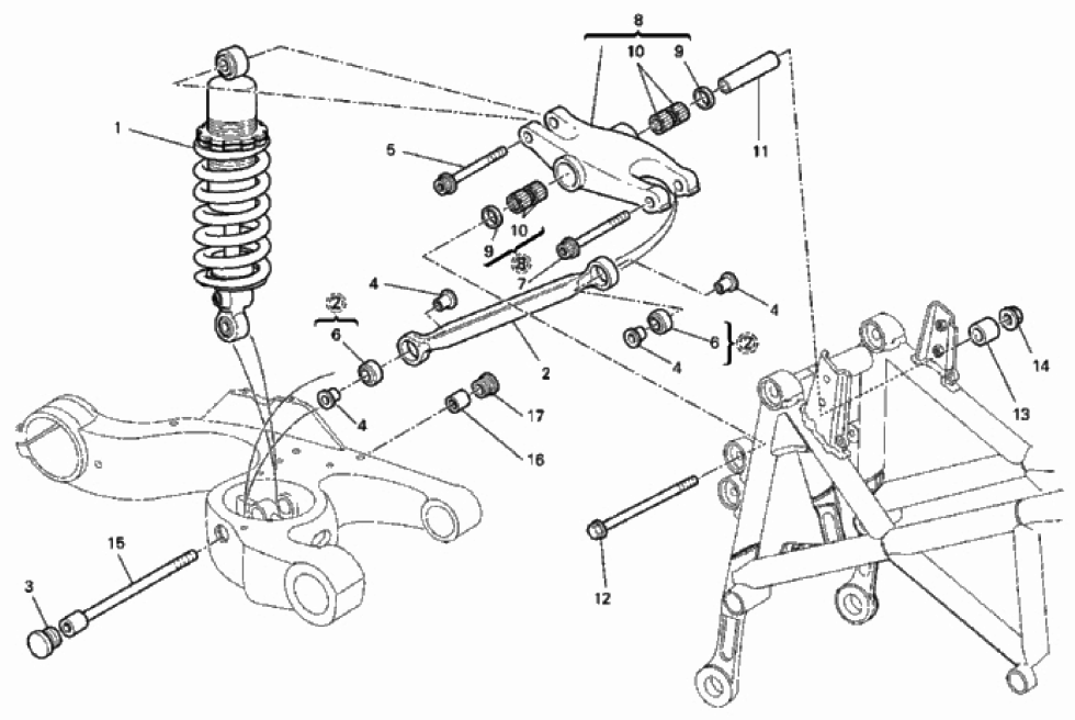 REAR SHOCK ABSORBER 