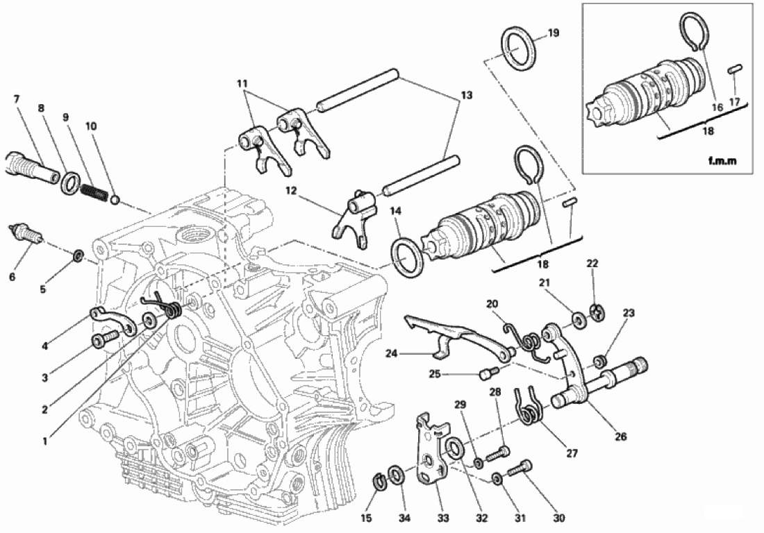GEAR CHANGE MECHANISM 