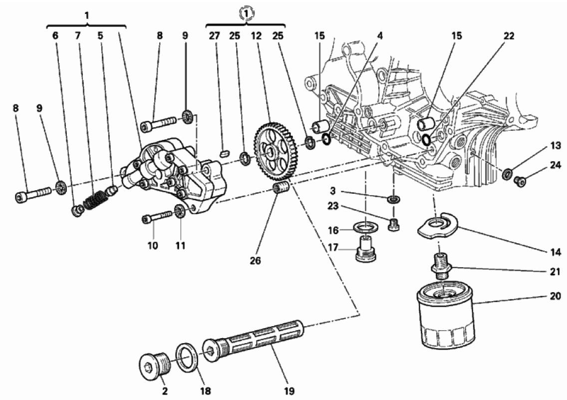 OIL PUMP - FILTER 