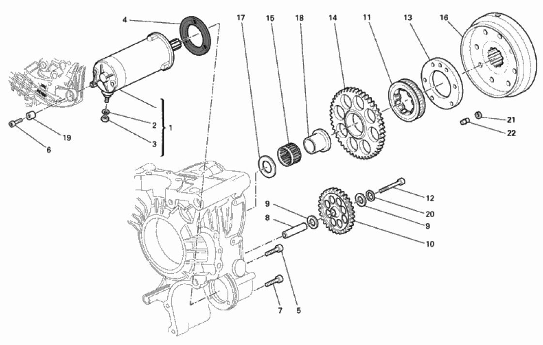 STARTING MOTOR 