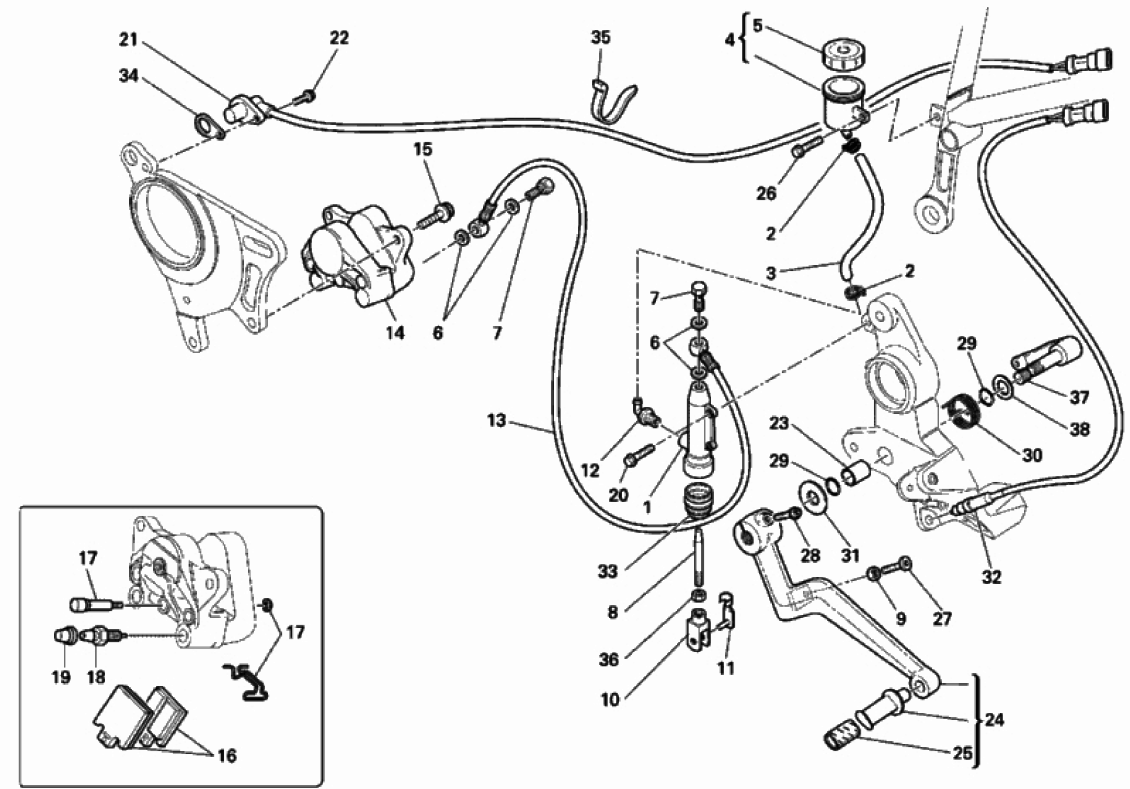 REAR BRAKE SYSTEM 