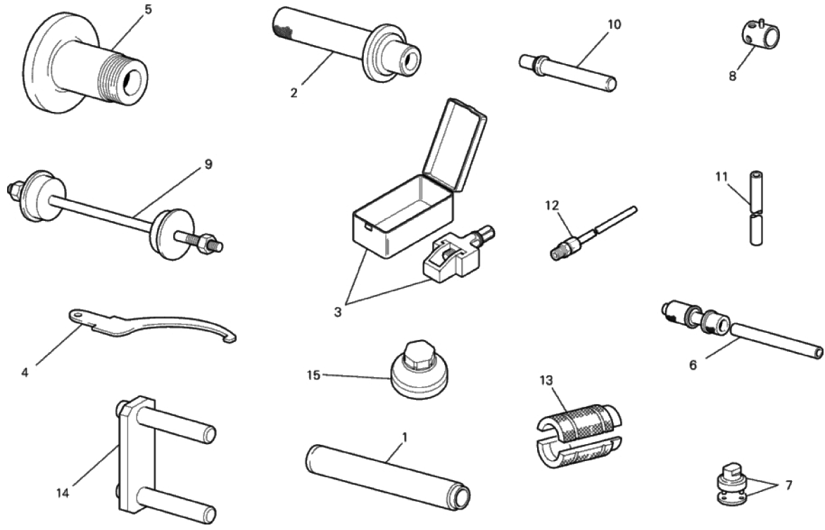 WORKSHOP SERVICE TOOLS, FRAME 