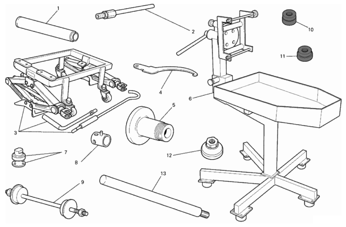 WORKSHOP SERVICE TOOLS (FRAME)