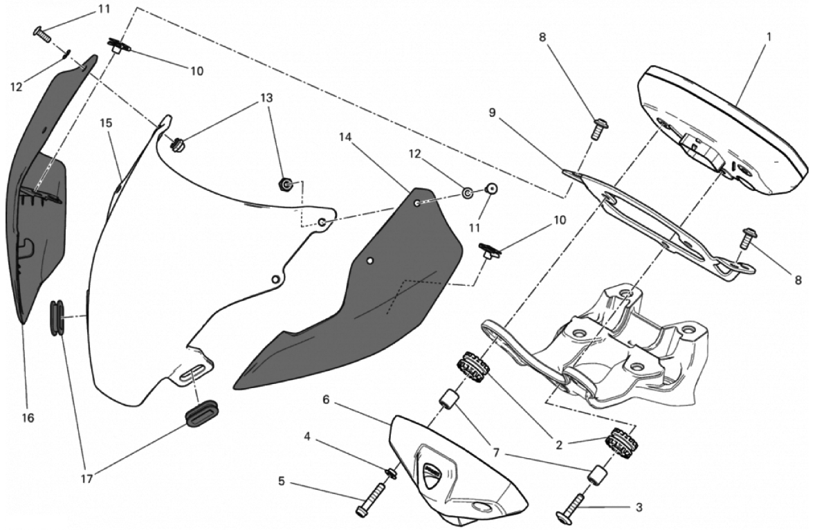 INSTRUMENT PANEL - COWLING 