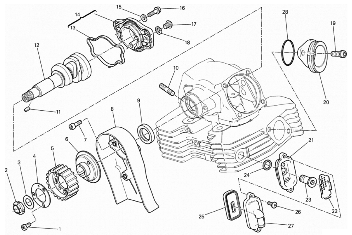 VERTICAL CYLINDER HEAD - TIMING 