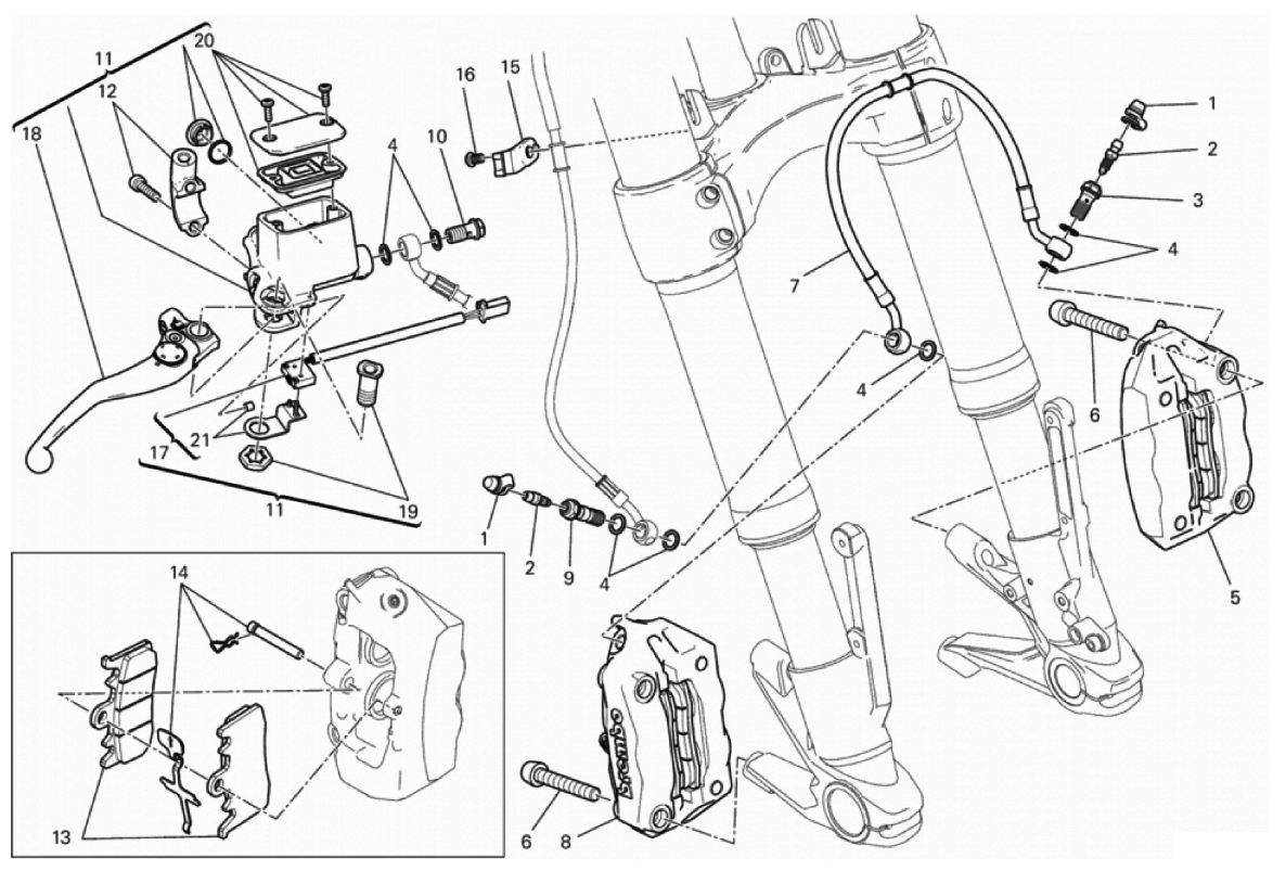 FRONT BRAKE SYSTEM 
