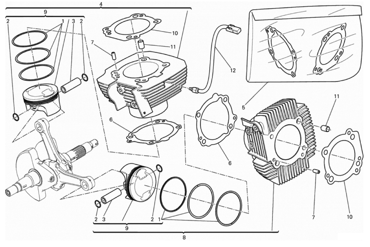 CYLINDERS - PISTONS 