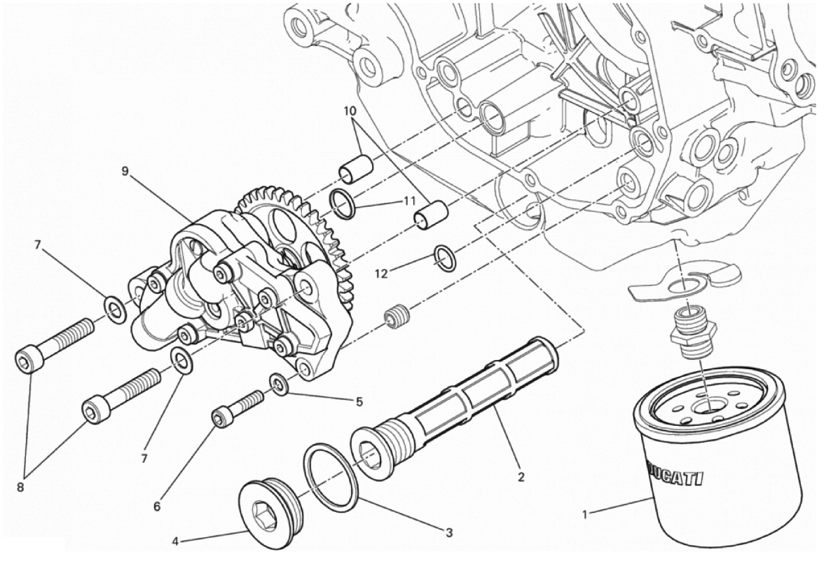 FILTERS AND OIL PUMP 