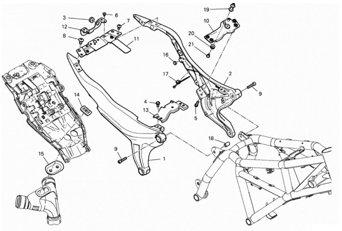 REAR FRAME COMP. 