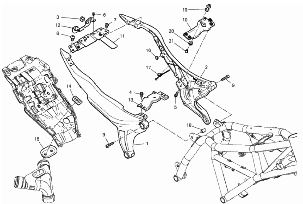 REAR FRAME COMP. 