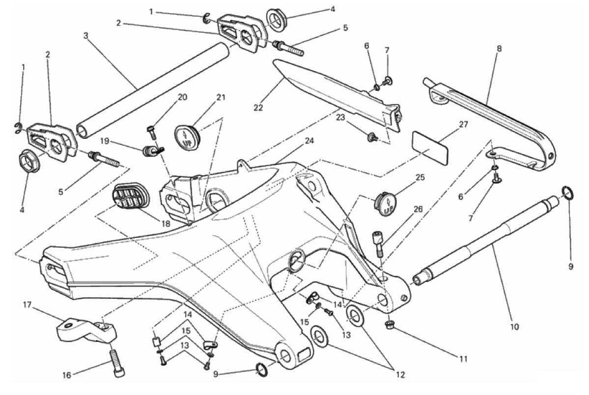 REAR SWINGING ARM 