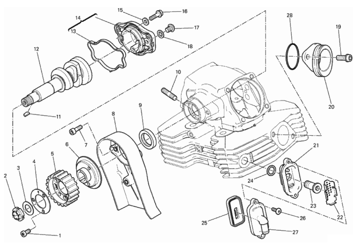 VERTICAL CYLINDER HEAD - TIMING 