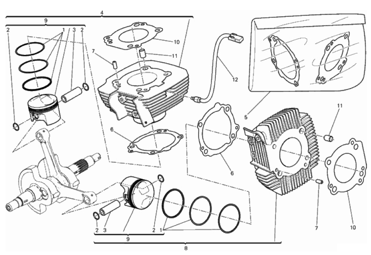 CYLINDERS - PISTONS 