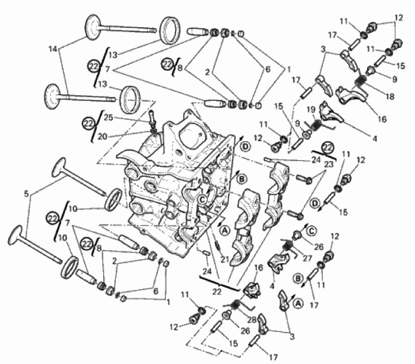 HORIZONTAL CYLINDER HEAD 