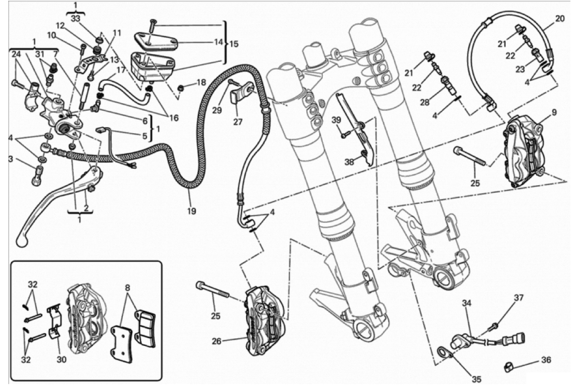 FRONT BRAKE SYSTEM 