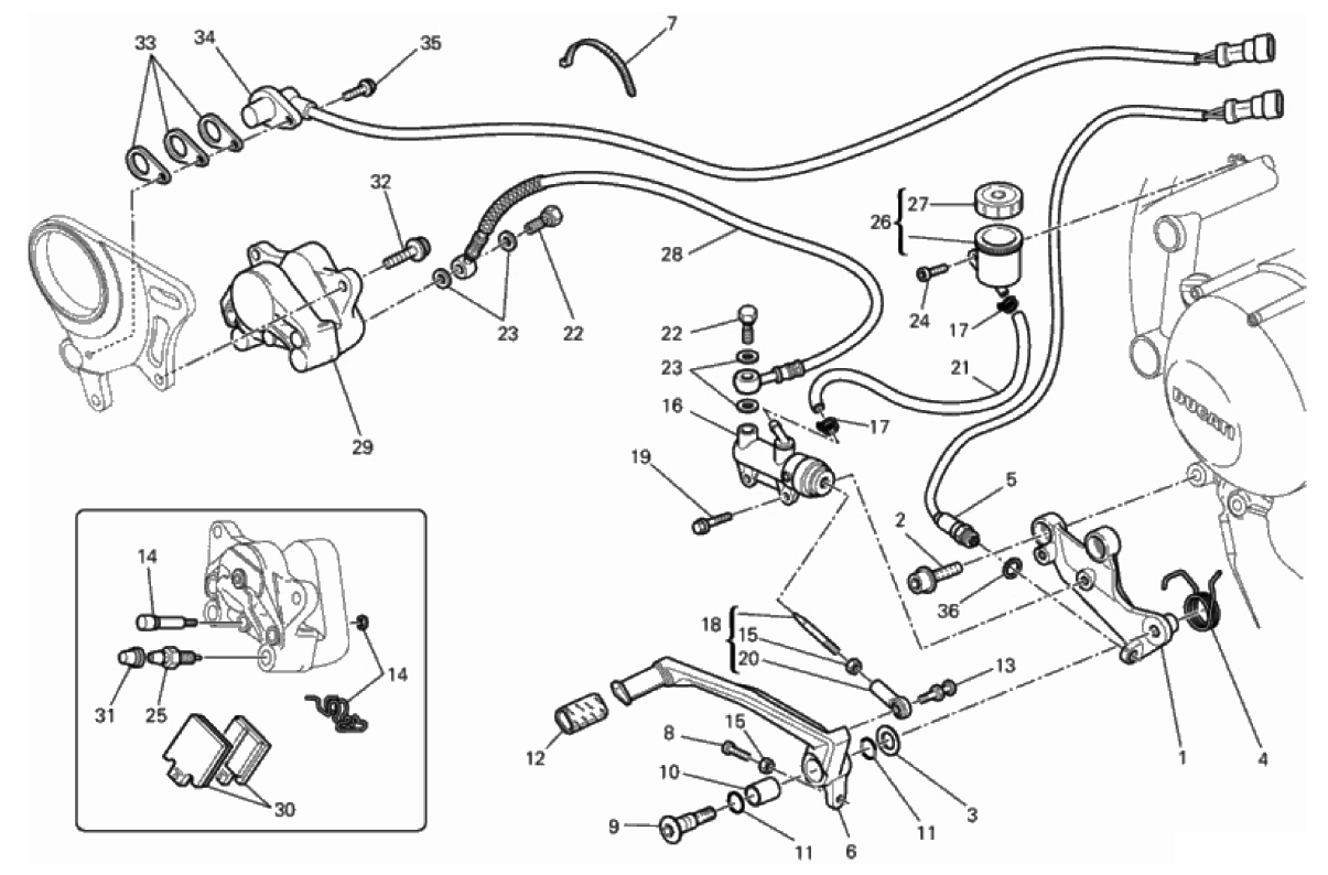 REAR BRAKE SYSTEM 