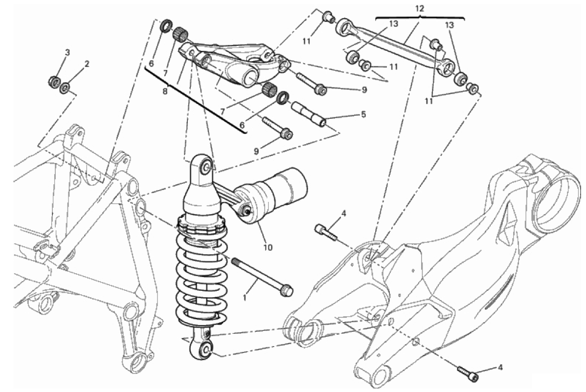 REAR SHOCK ABSORBER 