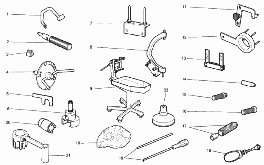 WORKSHOP SERVICE TOOLS, ENGINE I 