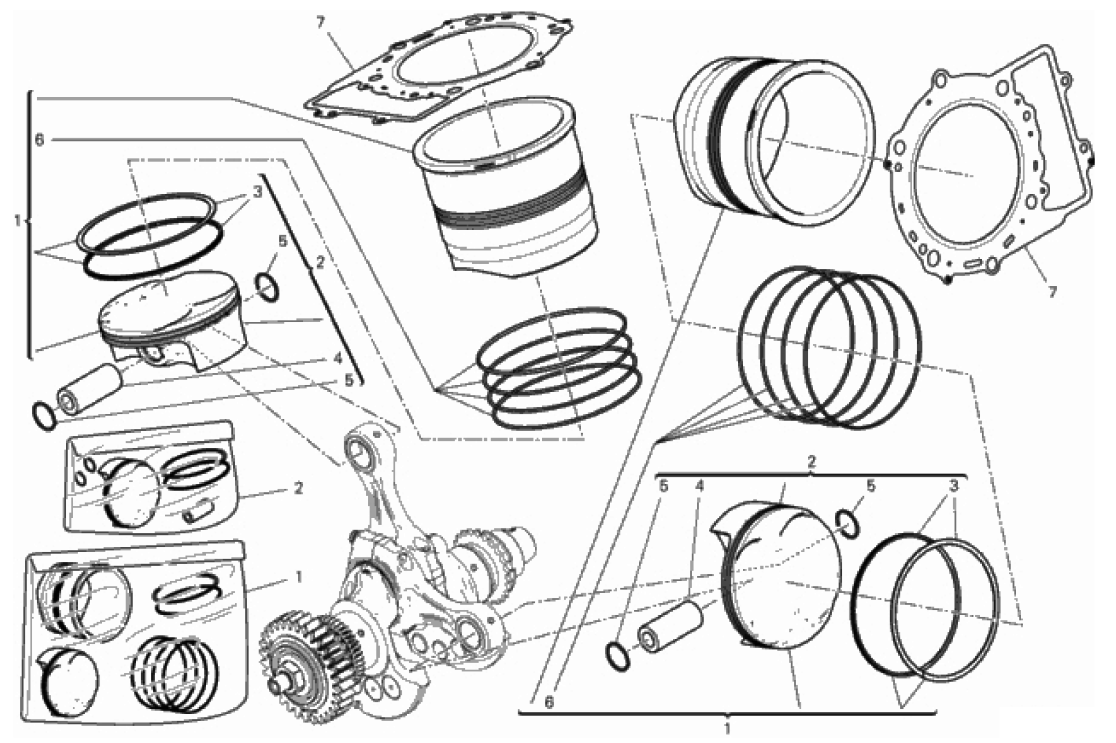 CYLINDERS - PISTONS 