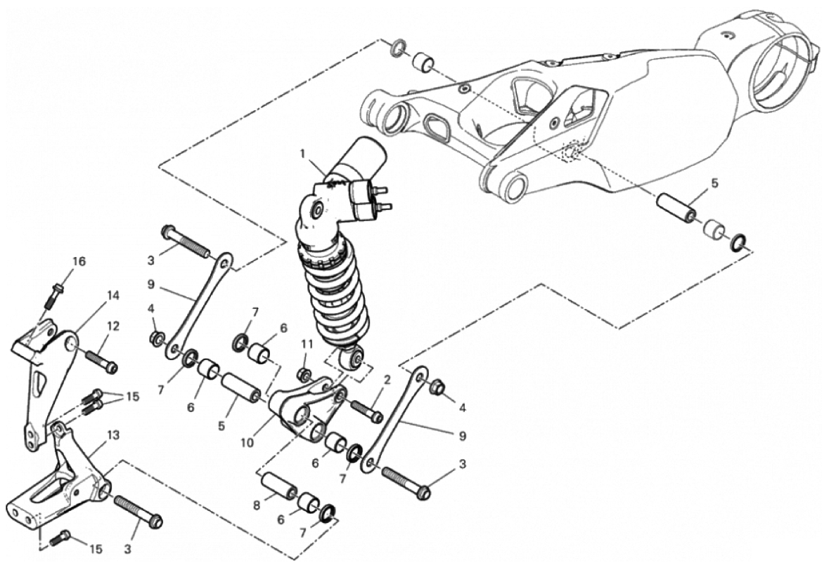 REAR SHOCK ABSORBER 