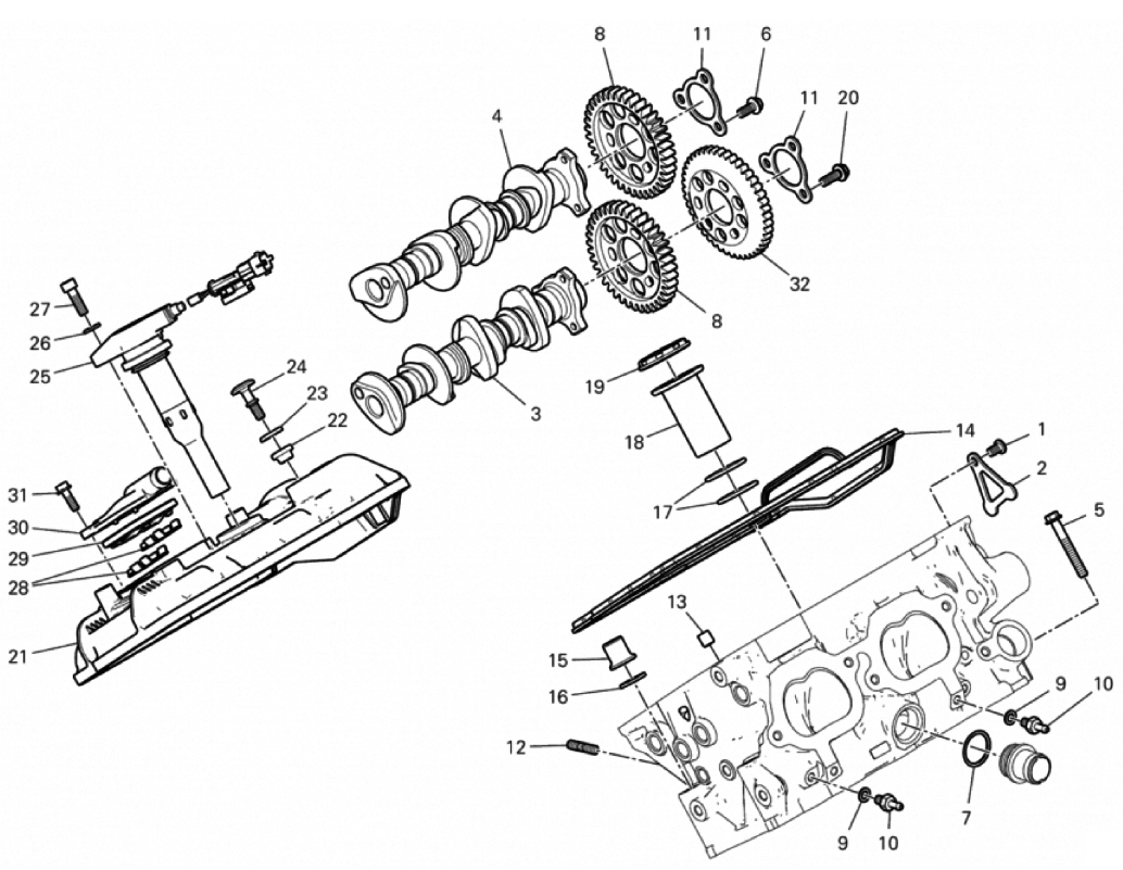 REAR HEAD - TIMING SYSTEM 