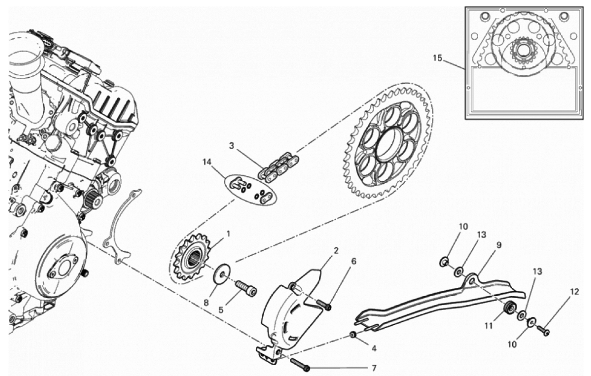 FRONT SPROCKET - CHAIN 