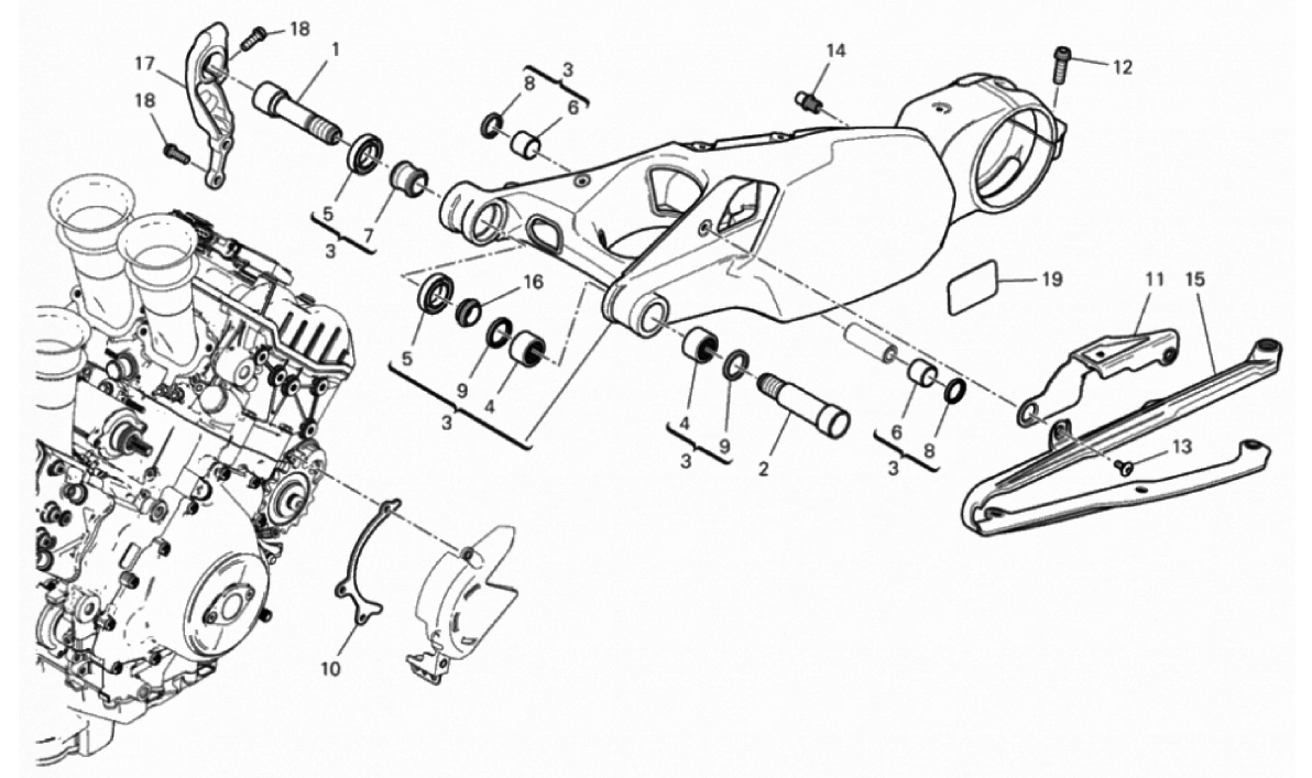 REAR SWINGING ARM
