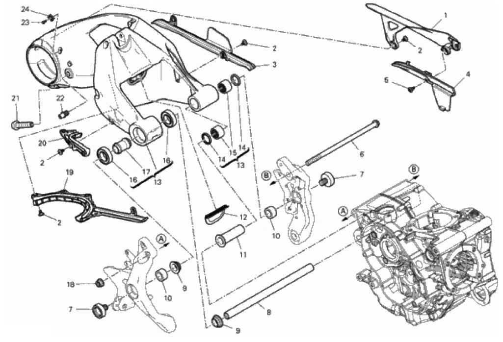 REAR SWINGING ARM 