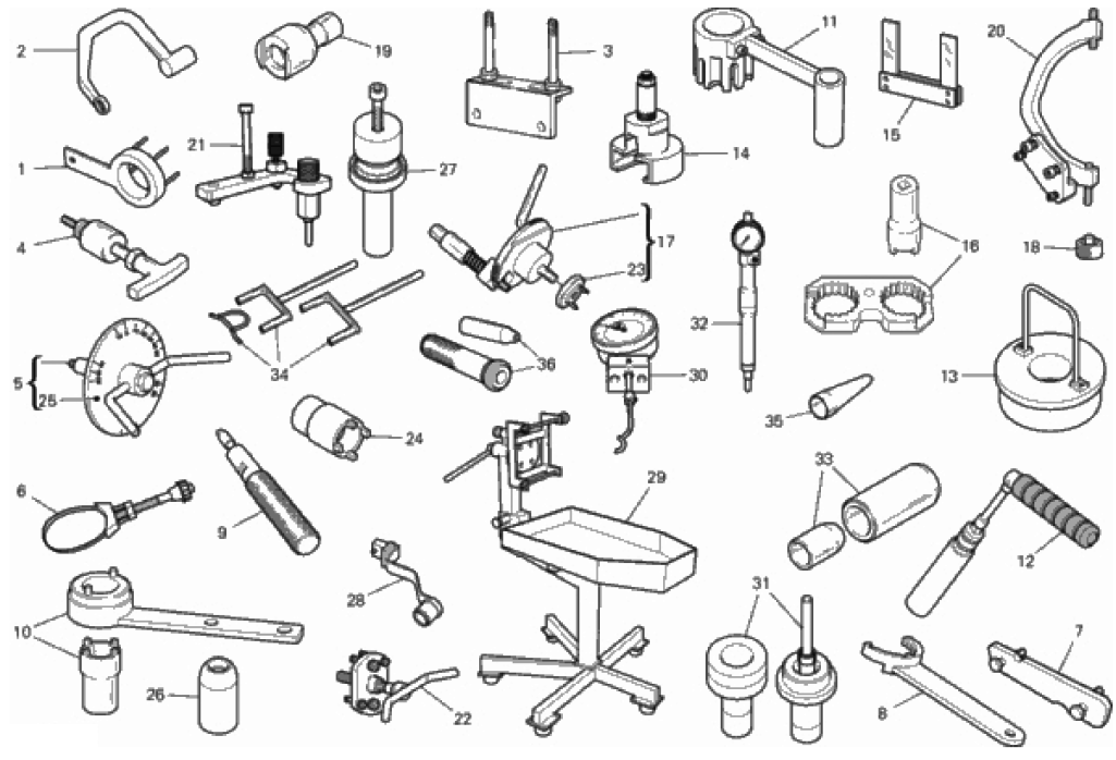 WORKSHOP SERVICE TOOLS (ENGINE) 