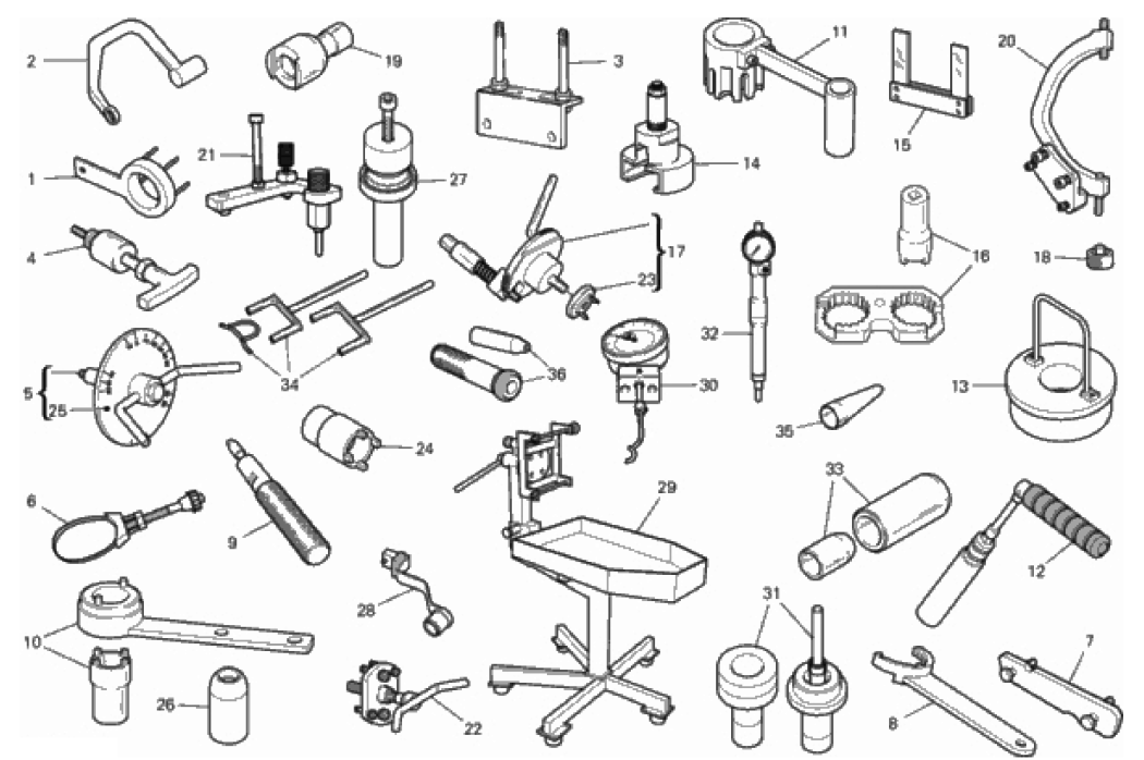 WORKSHOP SERVICE TOOLS (ENGINE) 