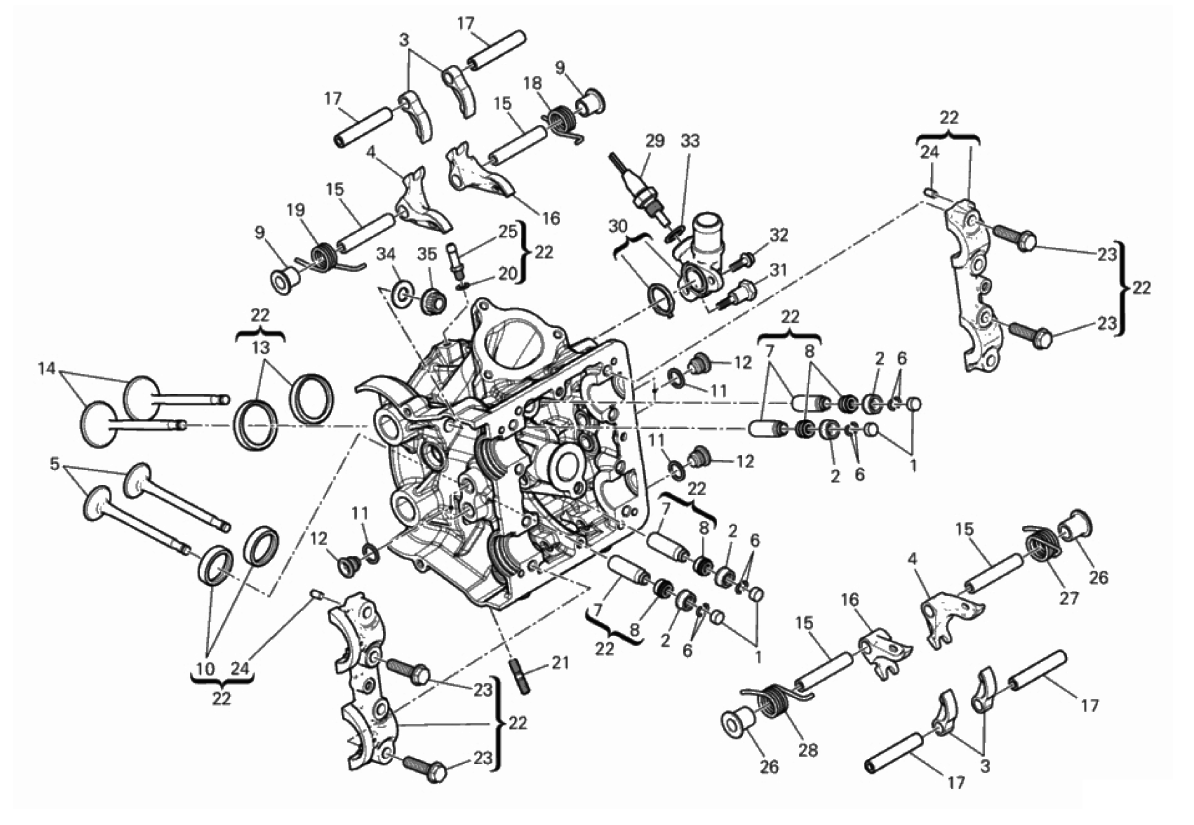 HORIZONTAL CYLINDER HEAD 